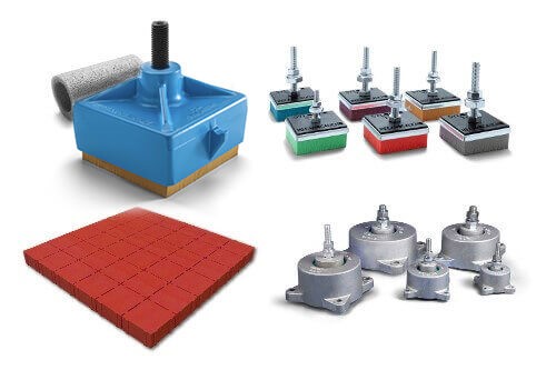 AMC Anti Vibration Sylomer® Mounts - AMC Sylomer® Mounts for vibration isolation in—microcellular polyurethane that actually works from -30°C to +70°C. Professional-grade isolation by Brandt Audio Devices. | Premium acoustic product by Brandt Audio